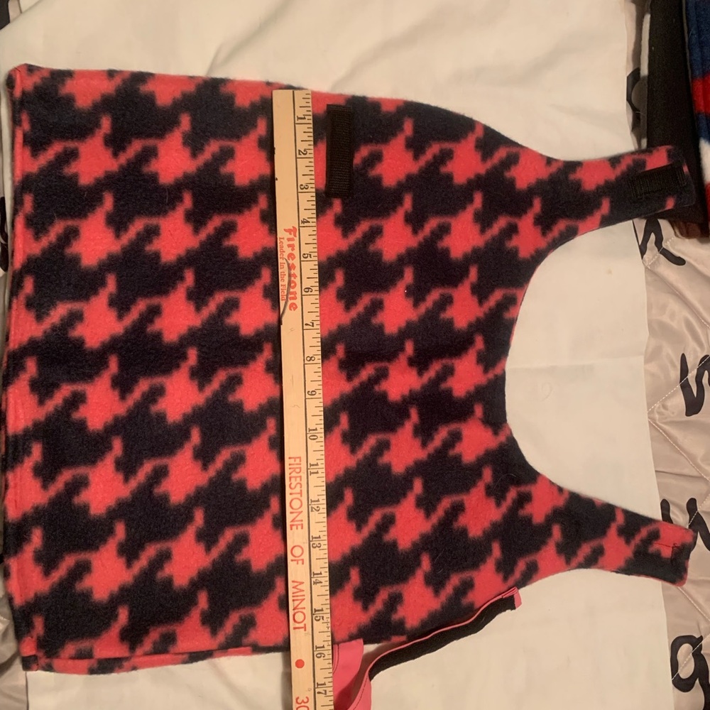 Houndstooth Pink and Black Sleeveless Top
